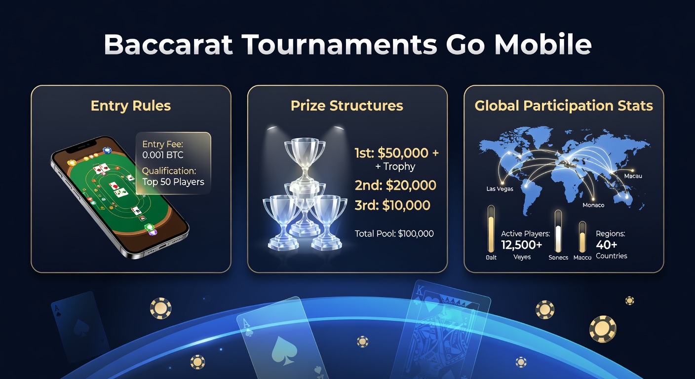 Smartphone screen displaying a live mobile baccarat tournament leaderboard with players competing in real-time