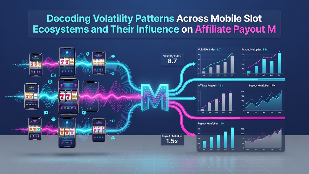 Dashboard screenshot showing affiliate payout adjustments linked to slot volatility metrics
