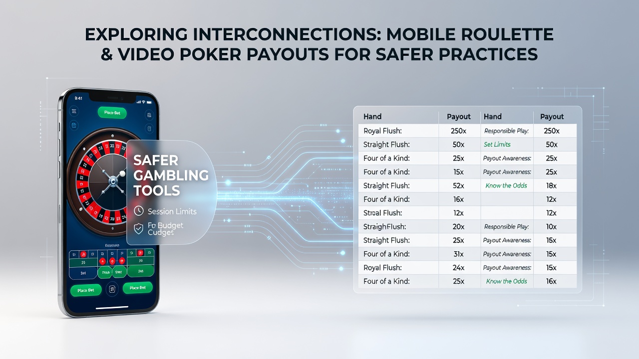 Mobile roulette interface on smartphone showing betting options and responsible gaming prompts