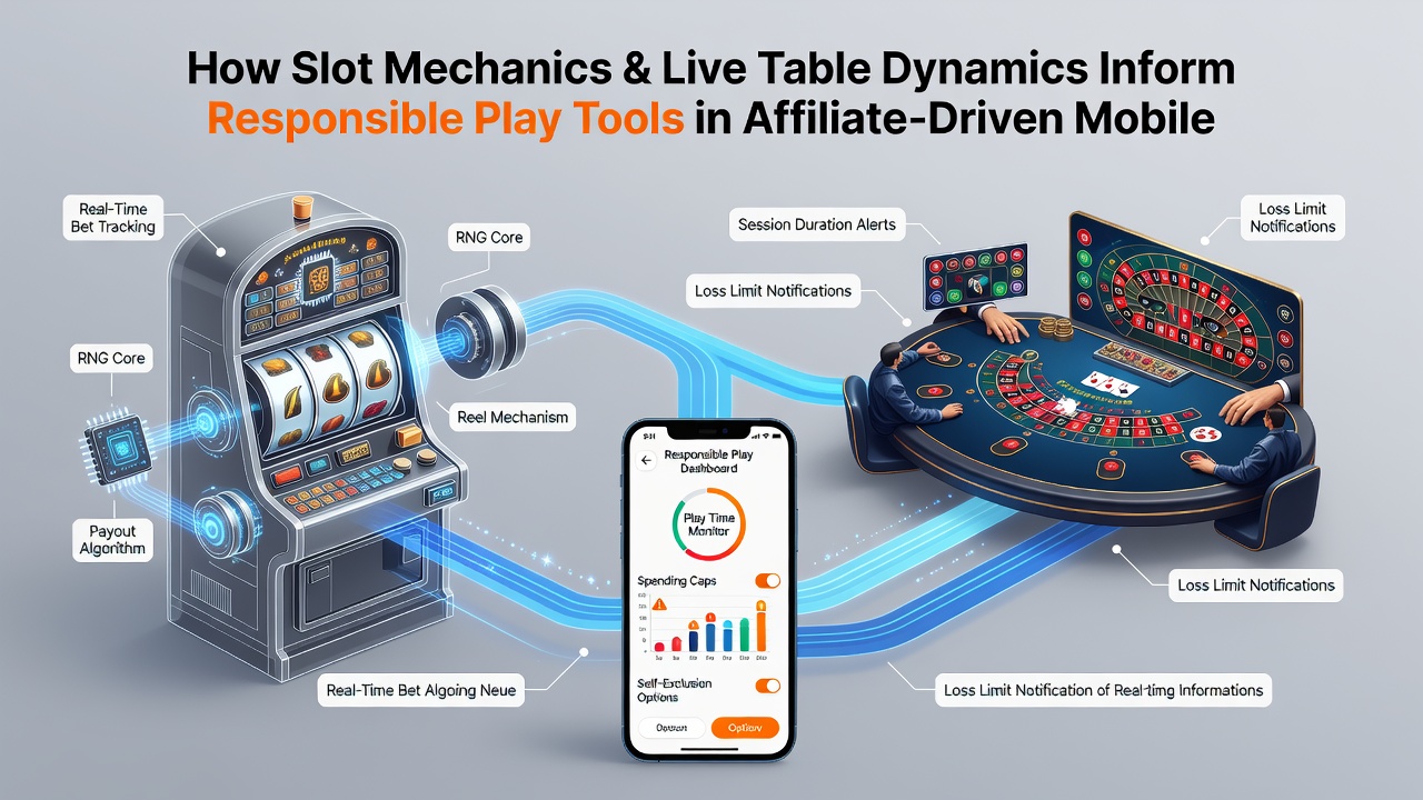 Live dealer table on mobile screen with time tracking and limit notification visible