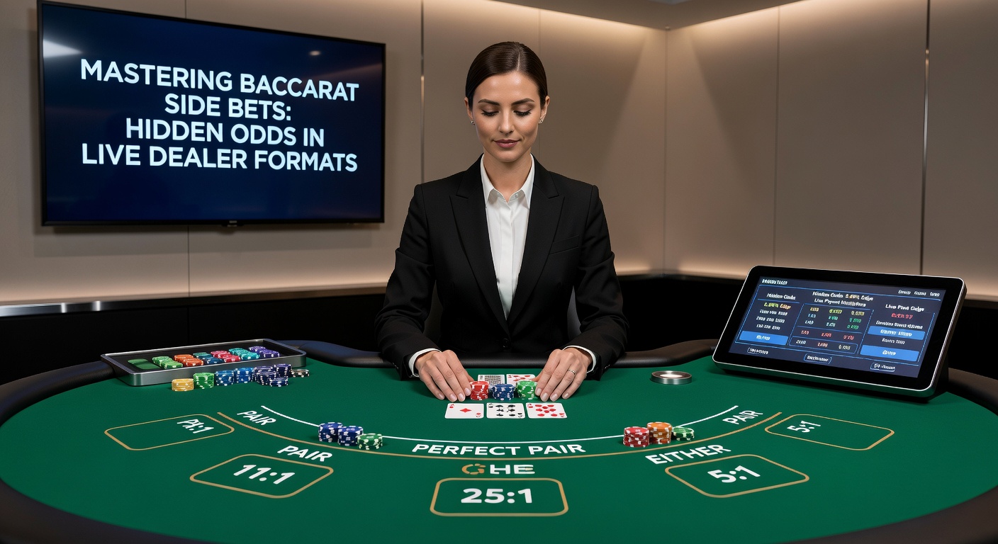 Close-up of a baccarat side bet payout screen in a live dealer game, displaying Dragon Bonus win with glowing multipliers