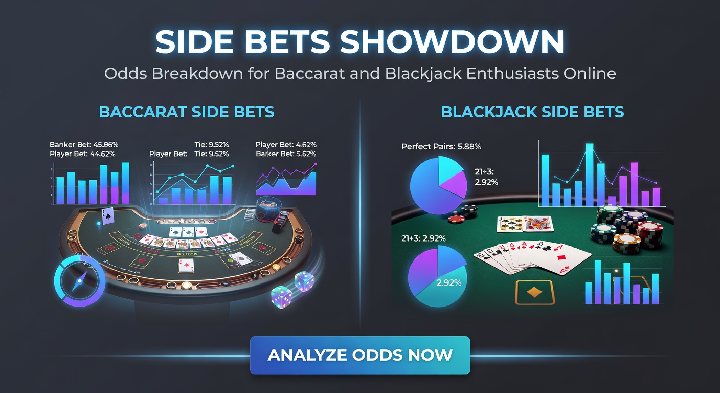 Close-up of baccarat side bet panel displaying Dragon 7, Panda 8, and other options with payout multipliers on a sleek online table