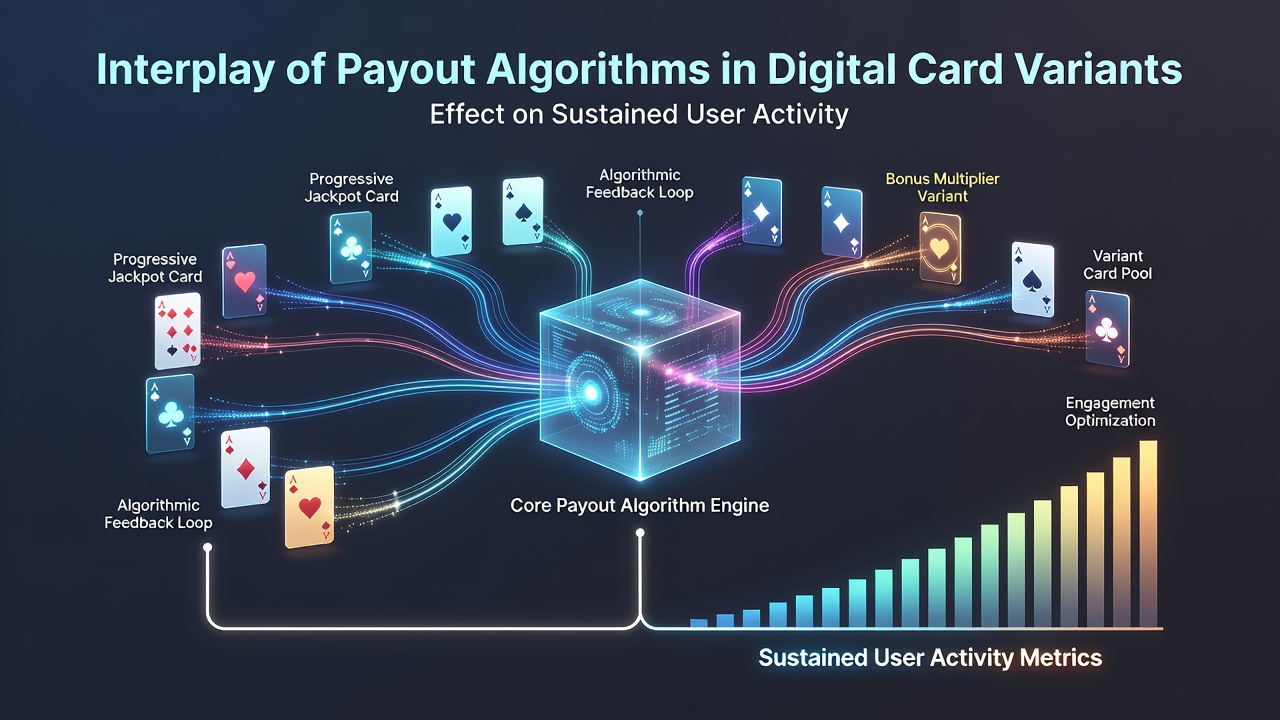 Analytics dashboard showing user retention graphs for mobile card game variants